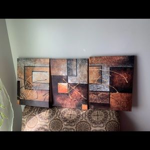 Trio Canvas Art